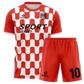 サッカー ユニフォーム 赤
